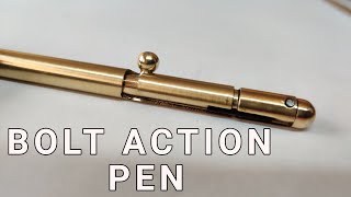 Homemade Bolt Action Pen [upl. by Eicyac]