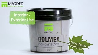 Concrete Finish Plaster Application  Golmex Meoded Paint [upl. by Sindee687]