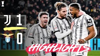 JUVENTUS 10 LAZIO  COPPA ITALIA  HIGHLIGHTS [upl. by Ailaham]