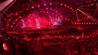 Eleni Foureira quotFuegoquot LIVE from Altice Arena during Eurovision Final [upl. by Airetal]