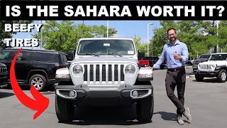 2022 Jeep Wrangler Sahara Why Does Jeep Still Make This Package [upl. by Richia]