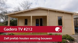 212 Zelf prefab houten woning bouwen [upl. by Gonroff]