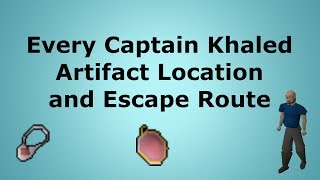 OSRS All House Locations for Captain Khaled Activity Timestamps for each house in description [upl. by Stochmal]