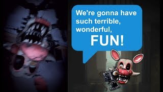 ALL Mangle Voicelines  FNaF AR Special Delivery [upl. by Eesyak]