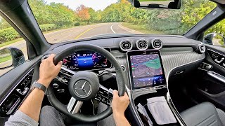 2024 MercedesBenz GLC 300  POV Driving Impressions [upl. by Bobbie]