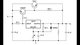 548 LM317 with Transistor for more Current [upl. by Argela]