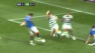 Kyle Lafferty 67th Min Vs Celtic SPL 18th September 2011 720p [upl. by Drusi131]