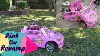 Upgrading Kid Car Disney Princess 6V Car to 12V with Dual Motors [upl. by Cuthbertson]