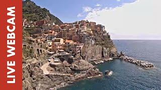 Webcam Live Manarola SP  Cinque Terre [upl. by Ateikan]