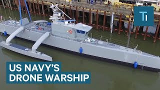 New Drone Warship Drive Itself As It Hunts Submarines [upl. by Chee]