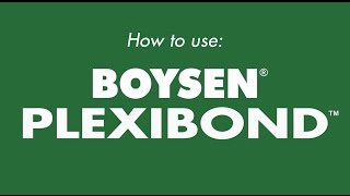 How to use BOYSEN Plexibond [upl. by Brnaby]