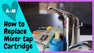 Replace cartridge  service single lever mixer tap [upl. by Ecydnak]