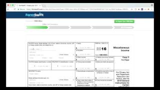 1099MISC Tax Form Complete Your 1099 Form Online with FormSwift [upl. by Llemar]