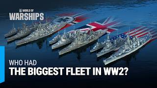 World War 2 Navy Comparison — Fleets Evolution 1939–1946 [upl. by Virginia]