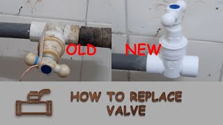 How to Replace Shut Off PVC Valve [upl. by Condon]