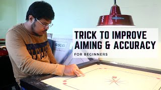 Trick to Improve AIMING and ACCURACY in Carrom  Carrom Aiming Tips [upl. by Mahla]