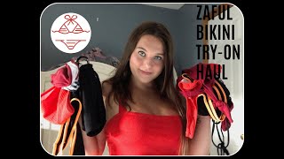 My First Ever Zaful Bikini TryOn Haul [upl. by Asen]