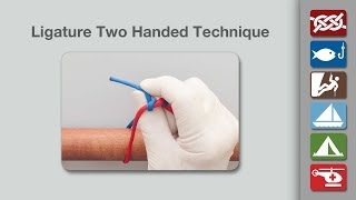 Surgical Ligature Two Handed Technique [upl. by Carmel]