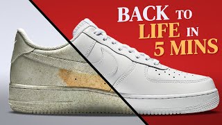 Easy Method To Restore White Sneakers How To Clean White Sneakers Properly [upl. by Iand]