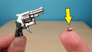 MICRO REVOLVER DE 2MM QUE DISPARA MICRO MUNICIONES [upl. by Neelyaj]