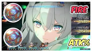 Firefly Fire vs ATK Planar Sphere ORB Damage Comparison  Honkai Star Rail [upl. by Marou]