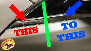 How To REMOVE Corrosion On Coated Auto Body Trim [upl. by Ednihek341]