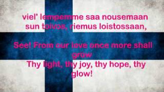 Finland National Anthem English lyrics [upl. by Pubilis949]