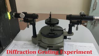 Diffraction Grating Experiment [upl. by Buzzell]