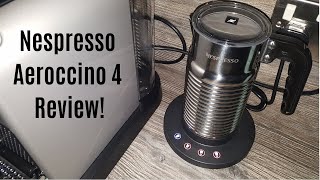 Nespresso Aeroccino 4 Milk Frother Review  Worth upgrading from the Aeroccino 3 [upl. by Richmond584]