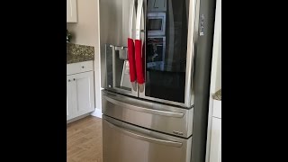 New LG Instaview French Door Door In Door Refrigerator Unboxing LMXS30796S [upl. by Aw]