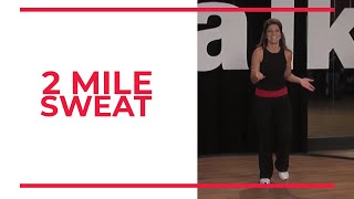 2 Mile SWEAT  At Home Workouts [upl. by Ihsir]