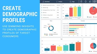 How to create a demographic profile report in Simmons Insights [upl. by Sapphera]