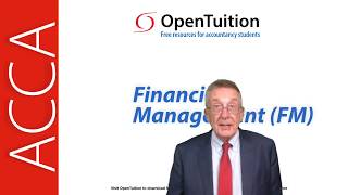 Introduction to the ACCA Financial Management FM Exam [upl. by Diehl225]