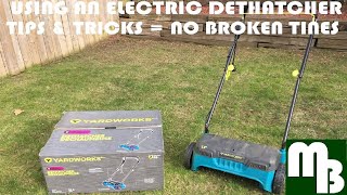 Using an Electric Dethatcher  Tips and Tricks [upl. by Sharyl]