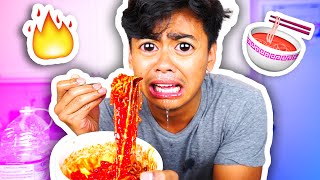 EXTREME SPICY RAMEN CHALLENGE [upl. by Bettina]