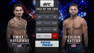 Holloway vs kattar Highlights [upl. by Umberto]