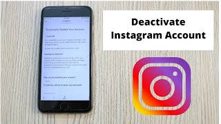 How to Deactivate Instagram Account on iPhone [upl. by Allak886]