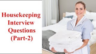 Housekeeping Interview Questions amp Answers Part2 [upl. by Namolos]