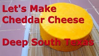 Homemade Cheddar Cheese [upl. by Kevon]