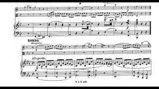 W A Mozart  quotKegelstattquot Trio in E flat KV 498 wscore [upl. by Fotzsyzrk]