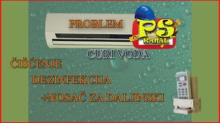 Problem sa klima uredjajima  curi voda na unutrašnjoj jedinici  čišćenje i dezinfekcija [upl. by Robinia547]