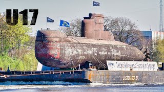 Submarine U17 in the Kiel Canal [upl. by Dhar]