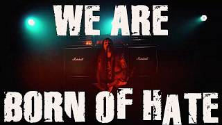 SUICIDAL ANGELS  Born of Hate OFFICIAL LYRIC VIDEO [upl. by Collimore962]