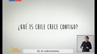 Que es Chile Crece Contigo [upl. by Henni]