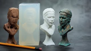 How to make a silicone mold and resin casting tutorial feat John Wick [upl. by Kcirednek680]