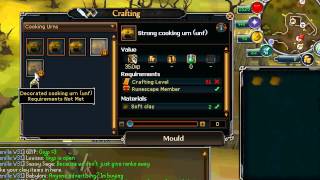 Runescape  How to make and use urns W Commentary [upl. by Lanod373]