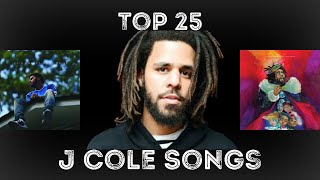 Top 25 J Cole Songs [upl. by Aeet]