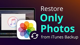 How to Restore Only Photos from iTunes Backup to iPhone 4 Easy Steps [upl. by Donall]