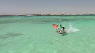 WindsurfManöver Carving Jibe [upl. by Ynottirb96]