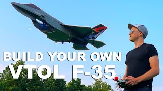 Making an INSANE Hovering RC F35 VTOL Jet [upl. by Anawk]